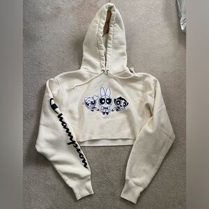 Champion x Powerpuff Girls Cropped Hoodie